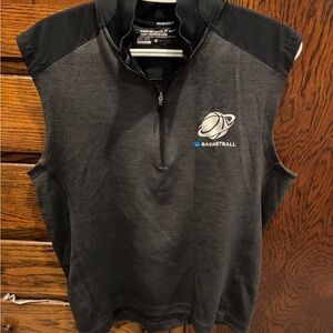 Nike Men's Black and Gray NCAA Basketball Vest